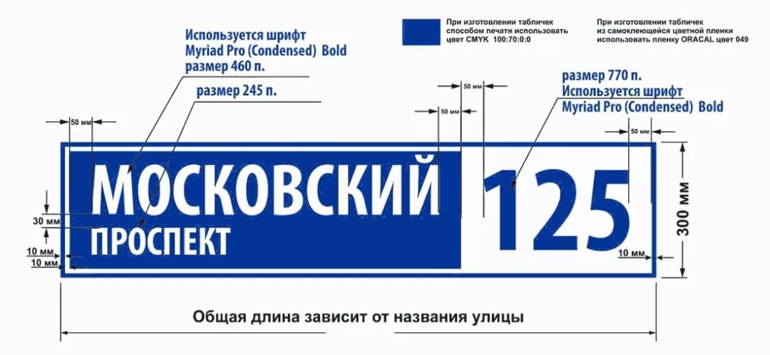 Образец таблички на оборудование